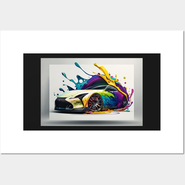 Exotic Car - LC 500 Wall Art by PixelPusherArt